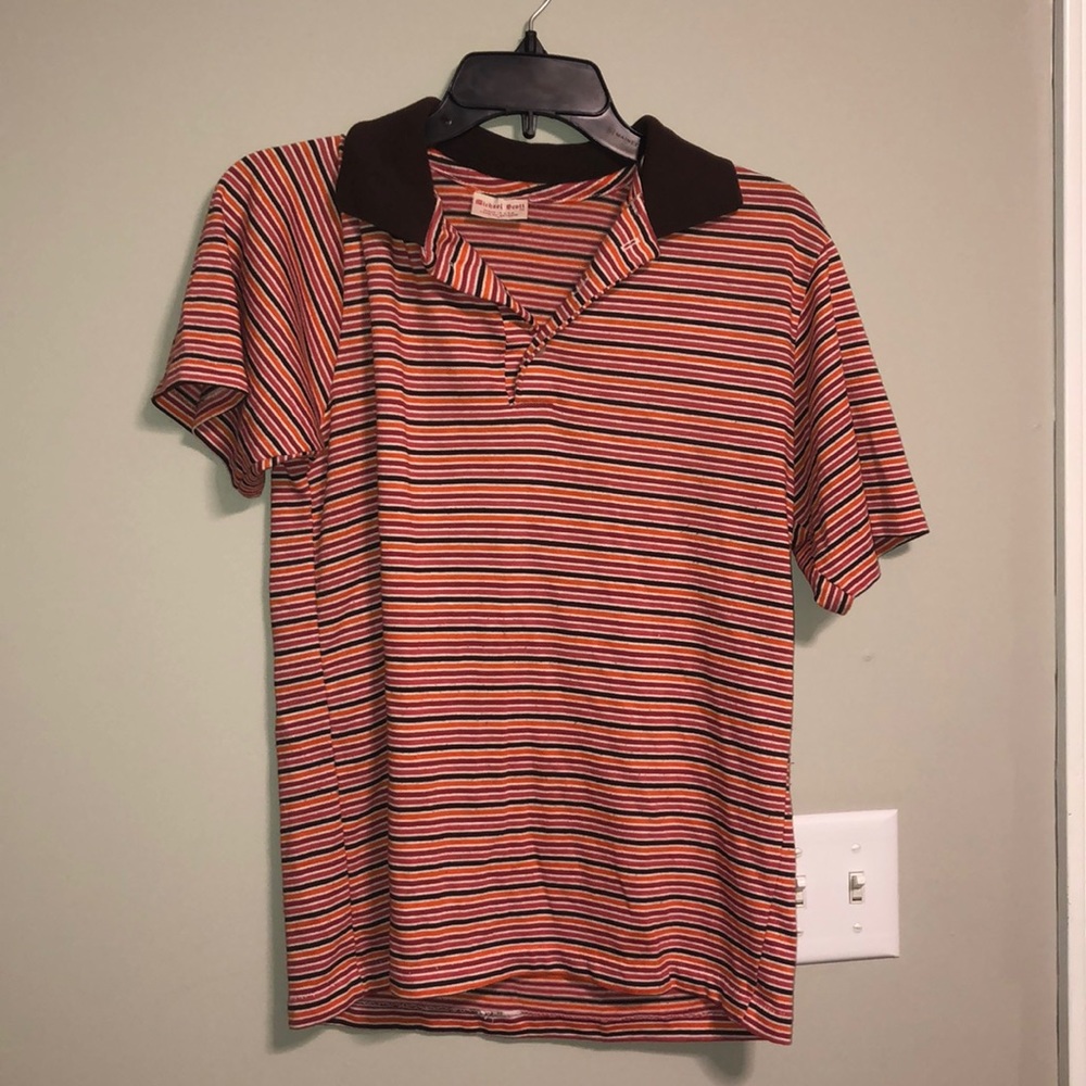 Striped Collar Shirt